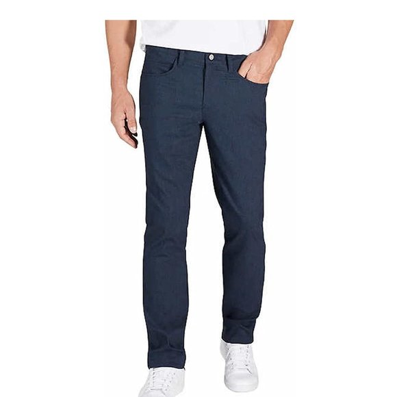 NWT IZOD Men's Comfort Stretch Straight Leg Blue Jeans Size 34x30 $70 DD350 - Picture 1 of 3